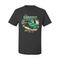 thumbnail image 2 of Wild Bobby, 1946 Vintage Ford Woody Chasing Waves Cars and Trucks Men's Graphic T-Shirt, Charcoal, Small, 2 of 3