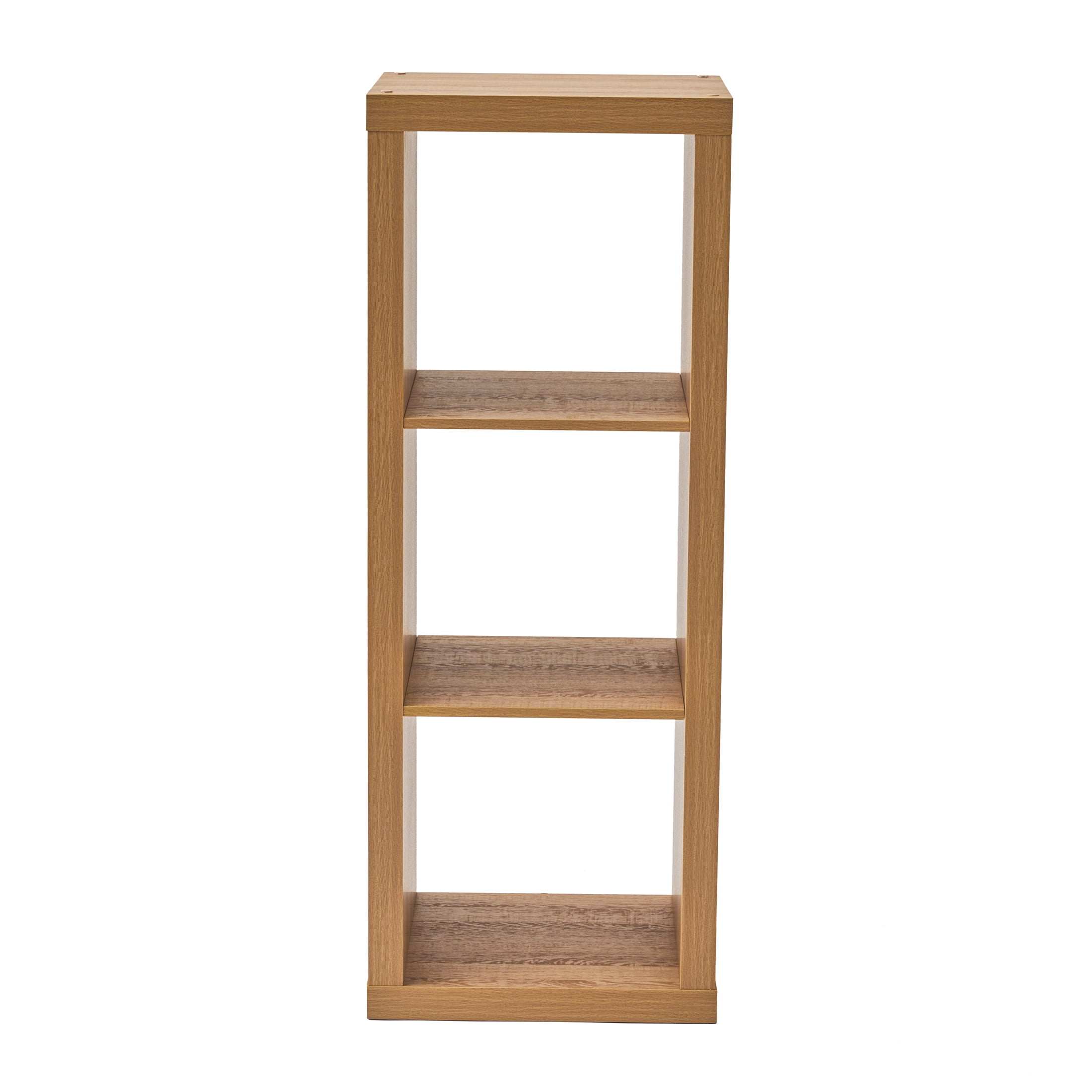 Better Homes & Gardens 3 Cube Storage Organizer, Light Honey