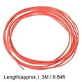 thumbnail image 2 of Uxcell Heat Shrink Tubing 1/4"(6mm) Dia 10mm Flat Width 2:1 rate Shrinkable Tube Cable Sleeve 10ft - Red, 2 of 5