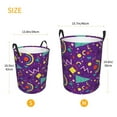 thumbnail image 5 of Daiia retro 80s Style Laundry Hamper With Handles Large Storage Basket/Toy Organizer/Dirty Clothes Collapsible Waterproof For College Dorms, Bedroom,Bathroom, 5 of 8