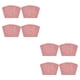 thumbnail image 4 of Injueey Manteles Individuales de redonda de 4 piezas Mantel Individual resistente a las manchas en forma de cuña Toallita resistente al calor Rojo 2Conjunto, 4 of 6