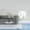thumbnail image 2 of Figura De Elefante Tallada A Mano En Madera, Ideal Como Recuerdo. Estatua De Animal De Escritorio, Colección De Cerámica, Figura Coleccionable, Almohadillas Antideslizantes Para Estantería,, 2 of 8