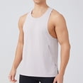 thumbnail image 3 of Squevariel Men's Quick Dry Tank Top Sleeveless Round Neck Workout Top Casual Summer Lightweight Athletics T-Shirt, 3 of 7