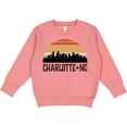 thumbnail image 2 of Inktastic Charlotte North Carolina Skyline Toddler Sweatshirt, 2 of 4