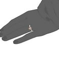 thumbnail image 3 of Limited Time Sale 1 carat Morganite (Oval cut Morganite) Solitaire Engagement Ring in 10k Rose Gold, 3 of 3