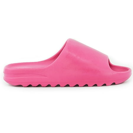 

QWZNDZGR Summer Home Men Slippers Simple Solid Color Shoes Non-slip Bathroom Slides Flops Couples Unisex Platform Slippers