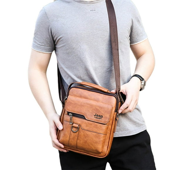 Unilife Men's Messenger Shoulder Bag Retro Casual Leather Bags Male Crossbody Bags Luxury Handbag Shoulder Handbag