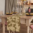 thumbnail image 2 of Table Runners 72 Inches Long Dress Scarves, Brown Floral Silhouette Farmhouse Kitchen/Dining Table Runner, Coffee Tablerunners, Spring Farmhouse Vintage Flowers 13x72 Inch, 2 of 9