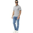 thumbnail image 5 of Tyhengta Mens Athletic Golf Polo Shirts - Short Sleeve Workout Polos Quick Dry T-Shirt Light Grey M, 5 of 7