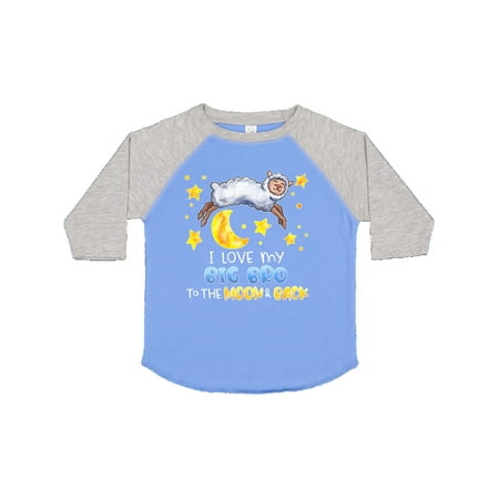 

Inktastic I Love my Big Bro to the Moon and Back Cute Sheep Gift Toddler Boy or Toddler Girl T-Shirt