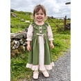 thumbnail image 4 of RUINIXCW Vintage Toddler Baby Girl Halloween Renaissance Dress Baby Ren Faire Costume Kids Girls Spring Fall Clothes Long Sleeve Princess Party Dress, 4 of 10