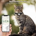 thumbnail image 3 of Adjustable Airtag Pet Cat Collars Gps Reflective Collar With Airtag Holder Breakaway Safety Buckle And Bell & Fishbone Pendant, 3 of 5