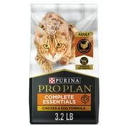 Purina Pro Plan Complete Essentials Chicken Egg Dry Cat Food, 3.2 lb Bag
