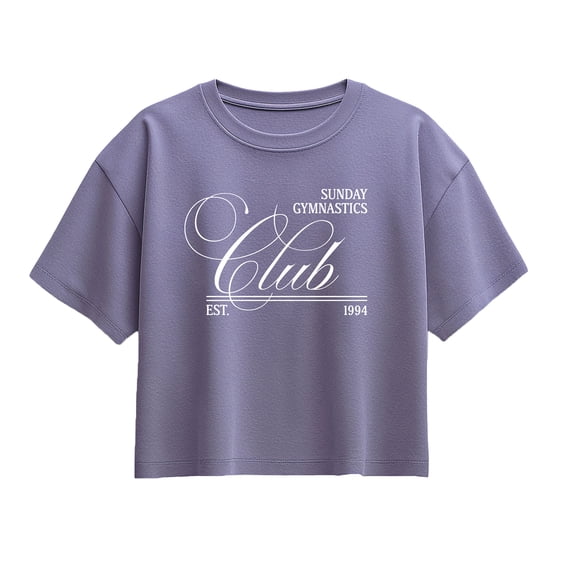 Instant Message - Sunday Gymnastics Club - Youth Girls Boxy T-Shirt