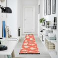 thumbnail image 4 of Yayeee Runner Rug for Bedroom 2'x6' Machine Washable Hallway Non Slip Mat, Beige Christmas Ornaments Pattern, 4 of 8