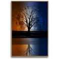 thumbnail image 3 of IDEA4WALL Framed Canvas Wall Art for Living Room, Bedroom Moon Canvas Prints for Modern Home Decoration Ready to Hang, 3 of 4