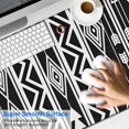 thumbnail image 2 of Long Mouse Pads for Desk,Black and White Geometric Boho Pattern Desk Mats on Top Of Desks, Desk Mouse Pad Extra Large with 3mm Non-Slip Base and Stitched Edge for Gaming,Office,Work,Home 47.3"x23.6", 2 of 6