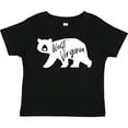 thumbnail image 3 of Inktastic West Virginia White Bear Silhouette Boys or Girls Toddler T-Shirt, 3 of 5