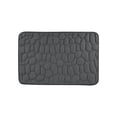 thumbnail image 3 of Tuvgenk Bath Mat Quick Dry Non Slip Water Absorbing Bathroom Rugs Rectangle Large 3x2 Dark Gray Floor Rug for Shower, 3 of 5