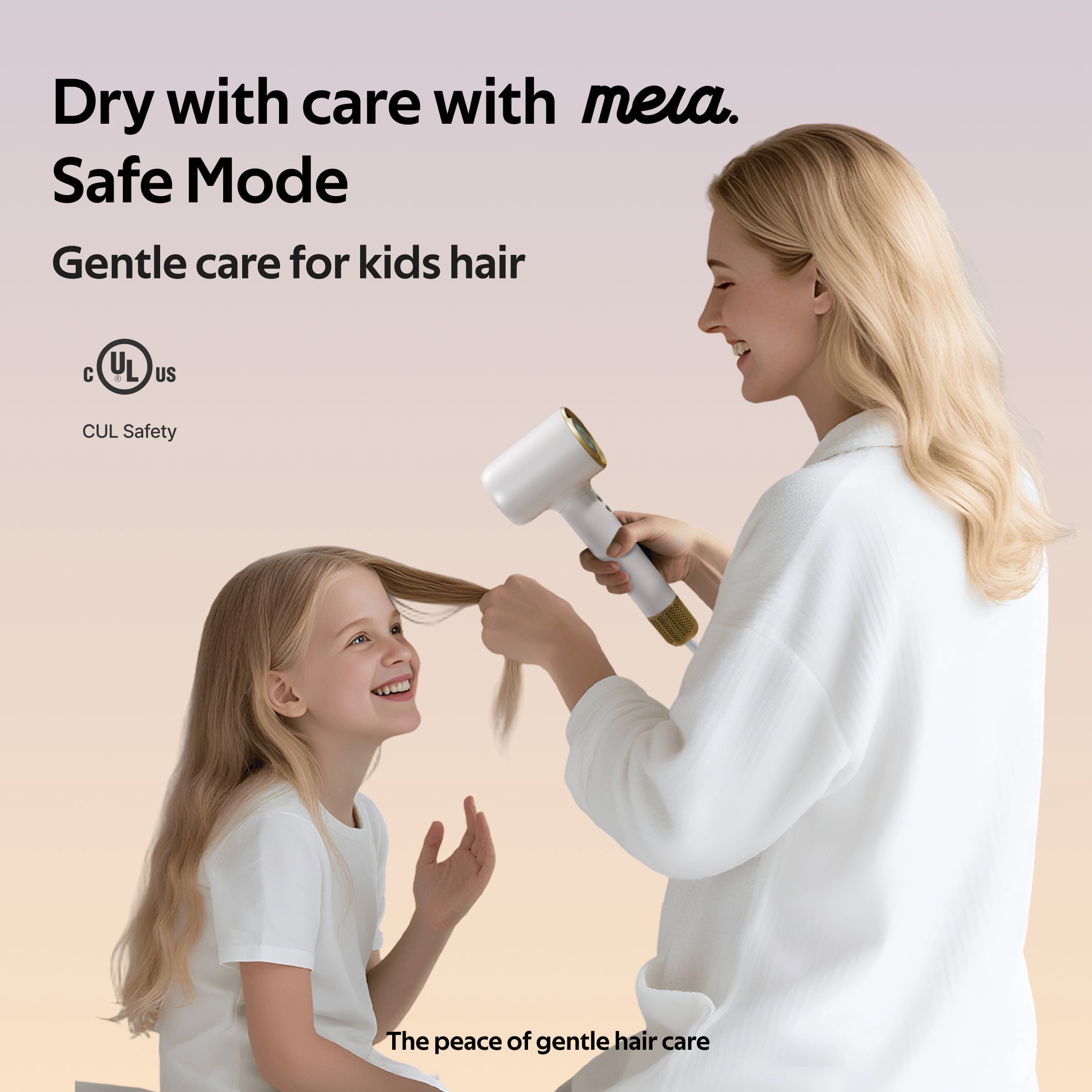 Mera Ultra Bi-Ionic High-Speed Aromatic Hair Dryer/Hand Dryer, Gold White
