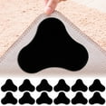 thumbnail image 1 of 12Pcs Non Slip Rug Gripper Anti-slip Carpet Gripper Reusable and Washable Rug Pad Gripper Strong Sticky (Black/White), 1 of 10