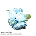 thumbnail image 2 of Ramo de flores artificiales Jumpingount para bodas azul verde 27 cm HA6520-09B, 2 of 6