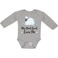 thumbnail image 3 of Inktastic My Great Aunt Loves Me Lamb Boys or Girls Long Sleeve Baby Bodysuit, 3 of 5