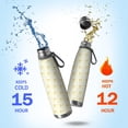 thumbnail image 2 of Modern 29oz Stainless Steel Insulated Thermos with Tea Filter, 360° Printed Travel Bottle, Leakproof BPA-Free Flask with Anti-Slip Base, 304 Inner & 201 Outer, Vacuum Cup, 2 of 6