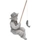 thumbnail image 4 of Estatua de pescador NQ Frederic le Petit Pêcheur d'Avignon 14 cm poliresina dos tonos de piedra, 4 of 5