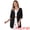 Black, variant on DARING DIVA Women's Lightweight Open Front Crochet Cardigan Sweaters S Khaki