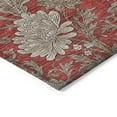 thumbnail image 4 of Addison Rugs Chantille Indoor/Outdoor Transitional Floral Red Washable Round Rug, 8' x 8', 4 of 6