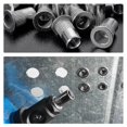 thumbnail image 5 of 100pcs M6 Écrou de Rivet Fileté à Tête Plate, Écrous de Rivet Filetés en Acier Inoxydable, Inserts Filetés pour Plastique Mental (12mm * 15mm), 5 of 5