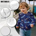 thumbnail image 6 of Uorisanigo Toddler Baby Girl Sweatshirt Crew Neck Galaxy Dragonfly Pullover Sweater Ruffled Shoulders Design Casual Sweatshirts for Kids Size 1-2 Fall Trendy Long Sleeve Shirts, 6 of 7