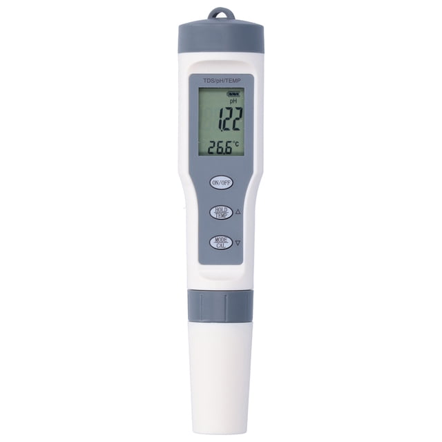 Medidor de PH multifuncional 3 en 1, pluma de prueba de calidad del agua, instrumento de prueba de medidor de conductividad