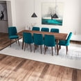 thumbnail image 3 of Addison 9-Piece Modern Solid Wood Dining Room Table and Chair Set, 3 of 6