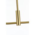 thumbnail image 3 of Living District Nyomi 21" 2-Light Metal/Glass Chandelier in Brass/White, 3 of 7