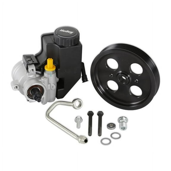 Holley 97-384 Power Steering Kit with Saginaw Type II Pump - Truck Style