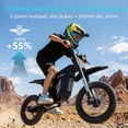 thumbnail image 5 of 60V23AH Freego X0 off-Road Ebike for Adult&Teens,3600W(Peak)40MPH Top Speed Electric Bicycle,14"/10"Tires 50 Miles Max Range Electric Mountain Bike UL2849, 5 of 9