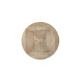 thumbnail image 3 of HomeRoots 518880 26 x 22 x 22 in. Black & Pickled Mango Solid Wood Round End Table, 3 of 8