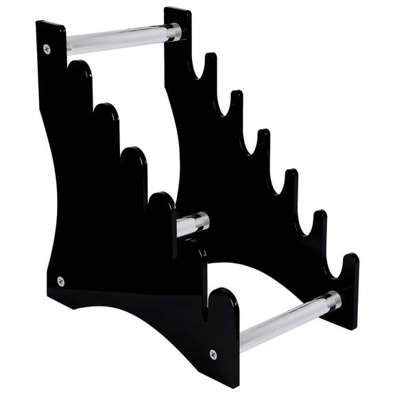Acrylic Knife Display Stand - 6-Tier Detachable Knife Rack, Lightweight Pocket Knife Storage Case, Perfect for Collectors and Enthusiasts
