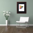 thumbnail image 4 of Trademark Fine Art "Spain Watercolor Map" Canvas Art by Michael Tompsett Black Matte, Wood Frame, 4 of 5