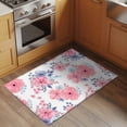 thumbnail image 2 of Entryway Rug 2'x3', Pink Watercolor Floral Small Rug for Kitchen Bathroom Door Mat Indoor Entrance, Spring Flower Abstract Art Non-Slip Area Rugs Floor Mats Carpet Front Door Rugs, 2 of 8
