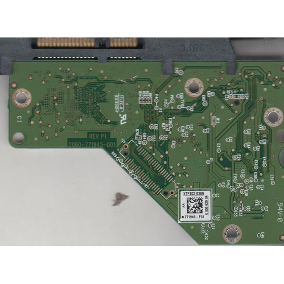 WD40EFRX-68WT0N0, 771945-F01 AA, WD SATA 3.5 PCB