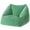Green Lily, variant on Mainstays by Becky G. & Alejandra Ribbed Plush Compressed Foam Chair, Black