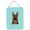 Blue, variant on Checkerboard Blue German Shepherd Wall and Door Hanging Prints