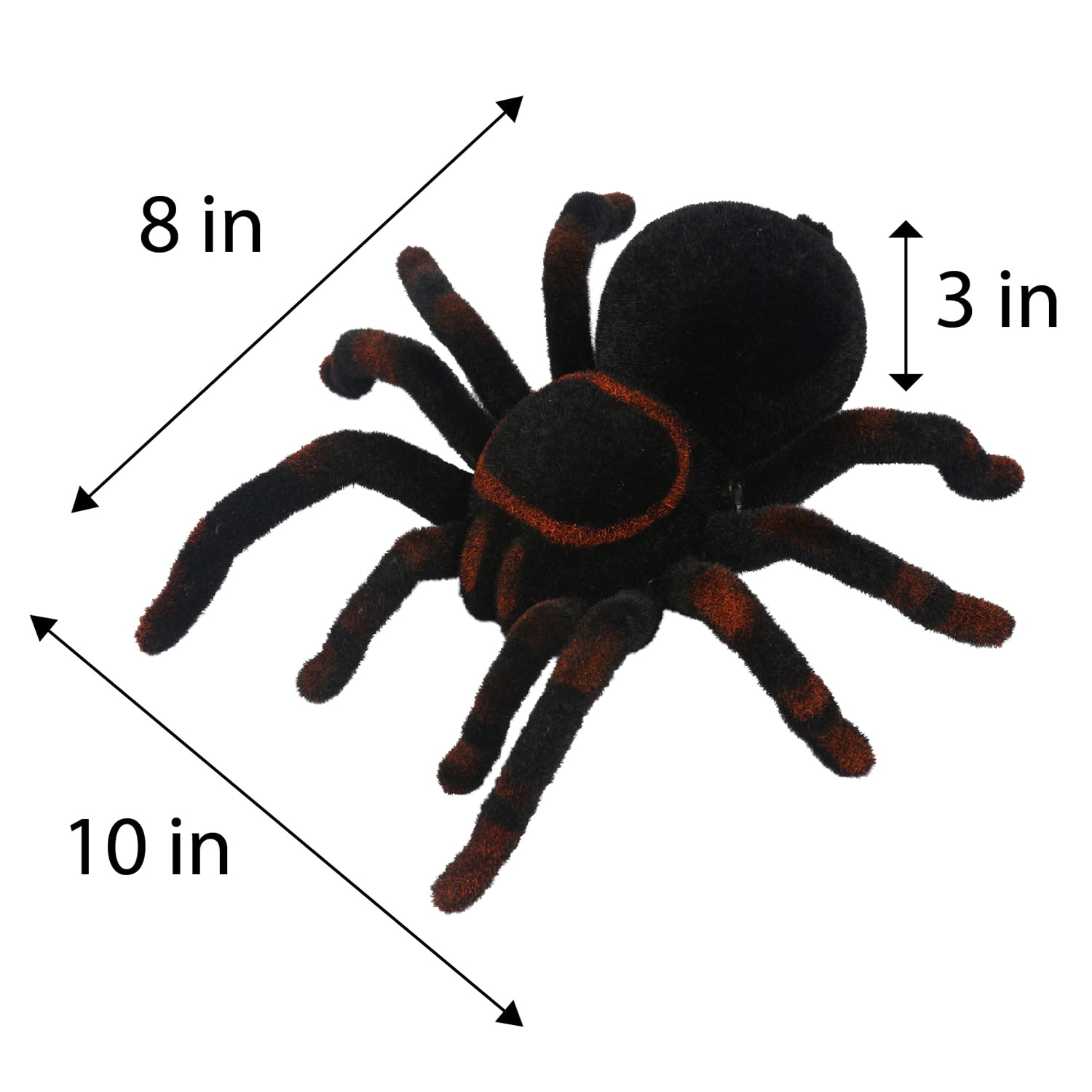 DJL Fun Realistic Giant 8" RC Tarantula 4-way Spider Remote Control Toy No Box17 for sale online 