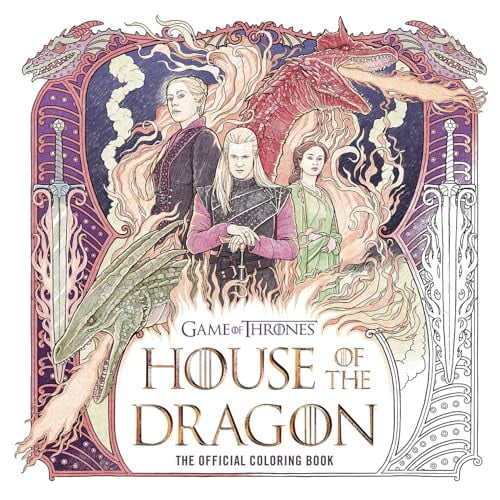 Pre-Owned House of the Dragon: The Official Coloring Book (Paperback) by Random House Worlds