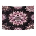 thumbnail image 4 of Wobogo Purple Mandala Flowers Tapestry 60×51in Home Living Room Bedroom Wall Hanging Ornaments, 4 of 10