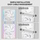 thumbnail image 3 of Ventiladores para gabinete PC Thermalright TL-M12QRW X3 120 mm PWM ARGB, paquete de 3, 3 of 9