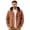 AS19-Orange, variant on Lumtrix Flannel Shirt For Men Casual Long Sleeve Button Down Plaid Shirts Jackets Loose Drawstring Hooded Tops With Pocket Hot Pink L